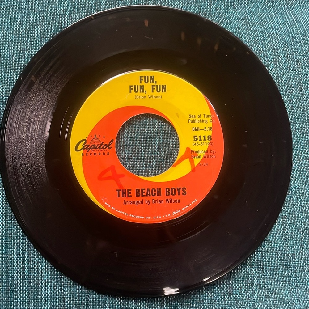THE BEACH BOYS “Fun, Fun,Fun” & “Why Do Fools Fall In Love”